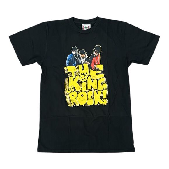 RUN DMC The King Of Rock Cross Colors Black T-Shirt Size Small $40 - Picture 1 of 6